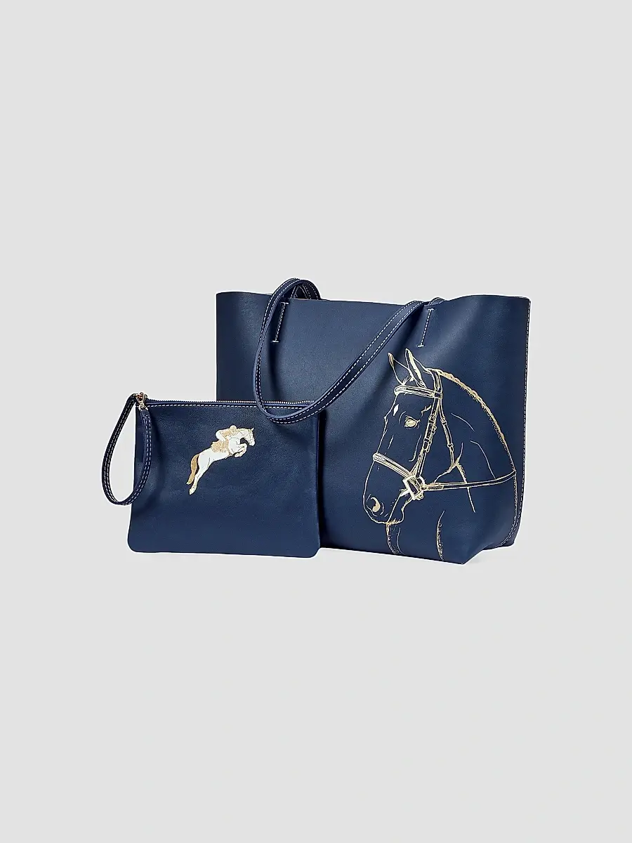 GiGi New York Women's Melissa Bamber x Hunter Horse-Embossed Leather Tote Bag | Thumbnail 6 GiGi New York Women's Melissa Bamber x Hunter Horse-Embossed Leather Tote Bag | Thumbnail 6