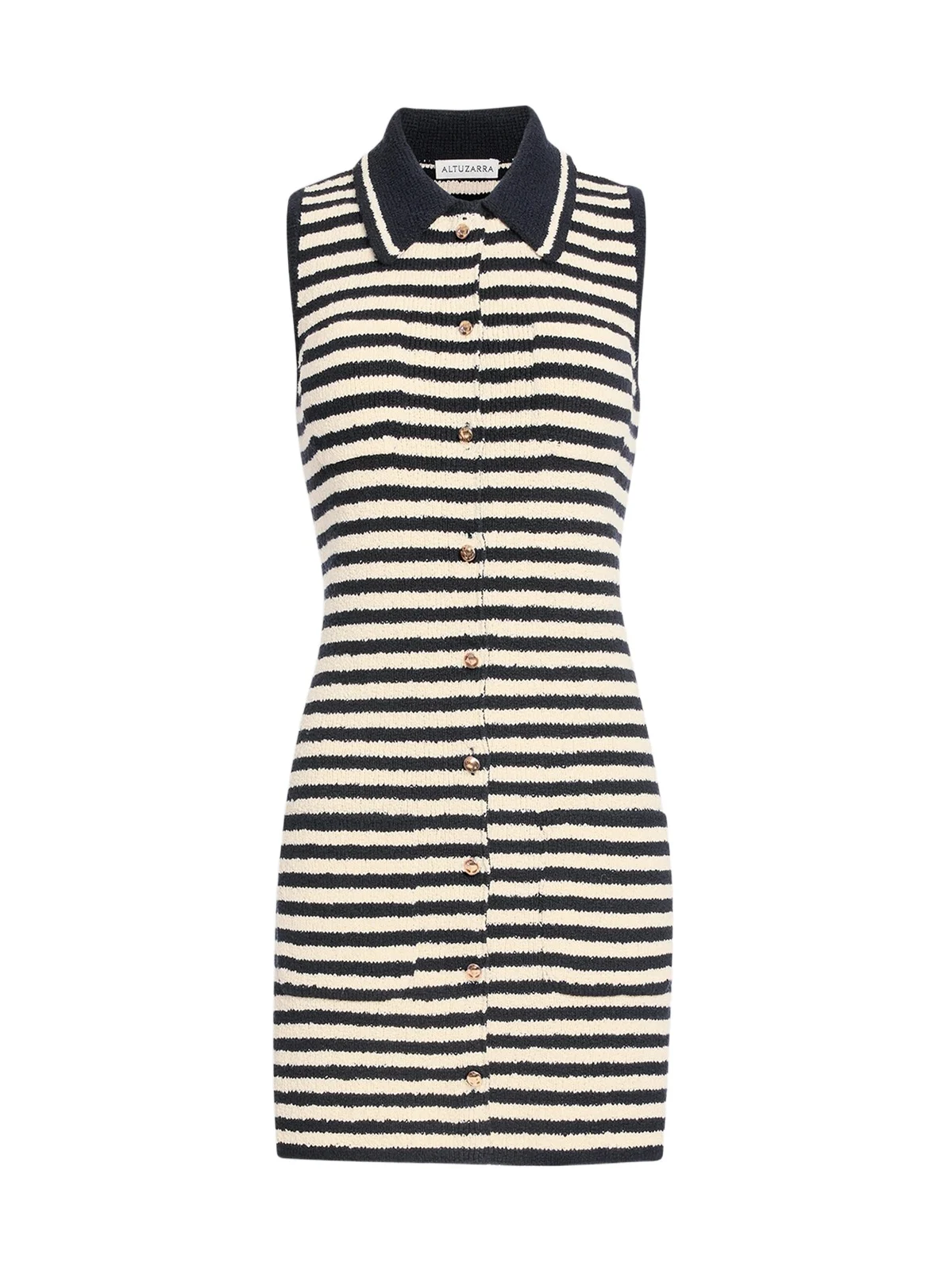 Women's Mamie Striped Cotton-Blend Mini Shirtdress