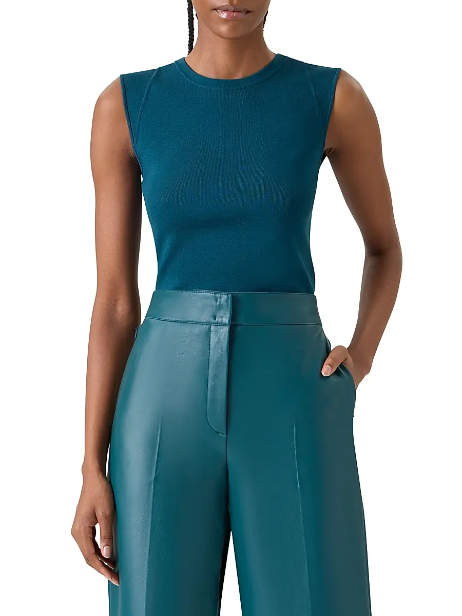 Akris Women's Stretch-Silk Knit Top | Thumbnail 3