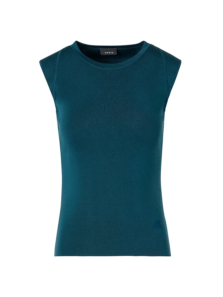 Akris Women's Stretch-Silk Knit Top | Image 1 Akris Women's Stretch-Silk Knit Top | Image 1