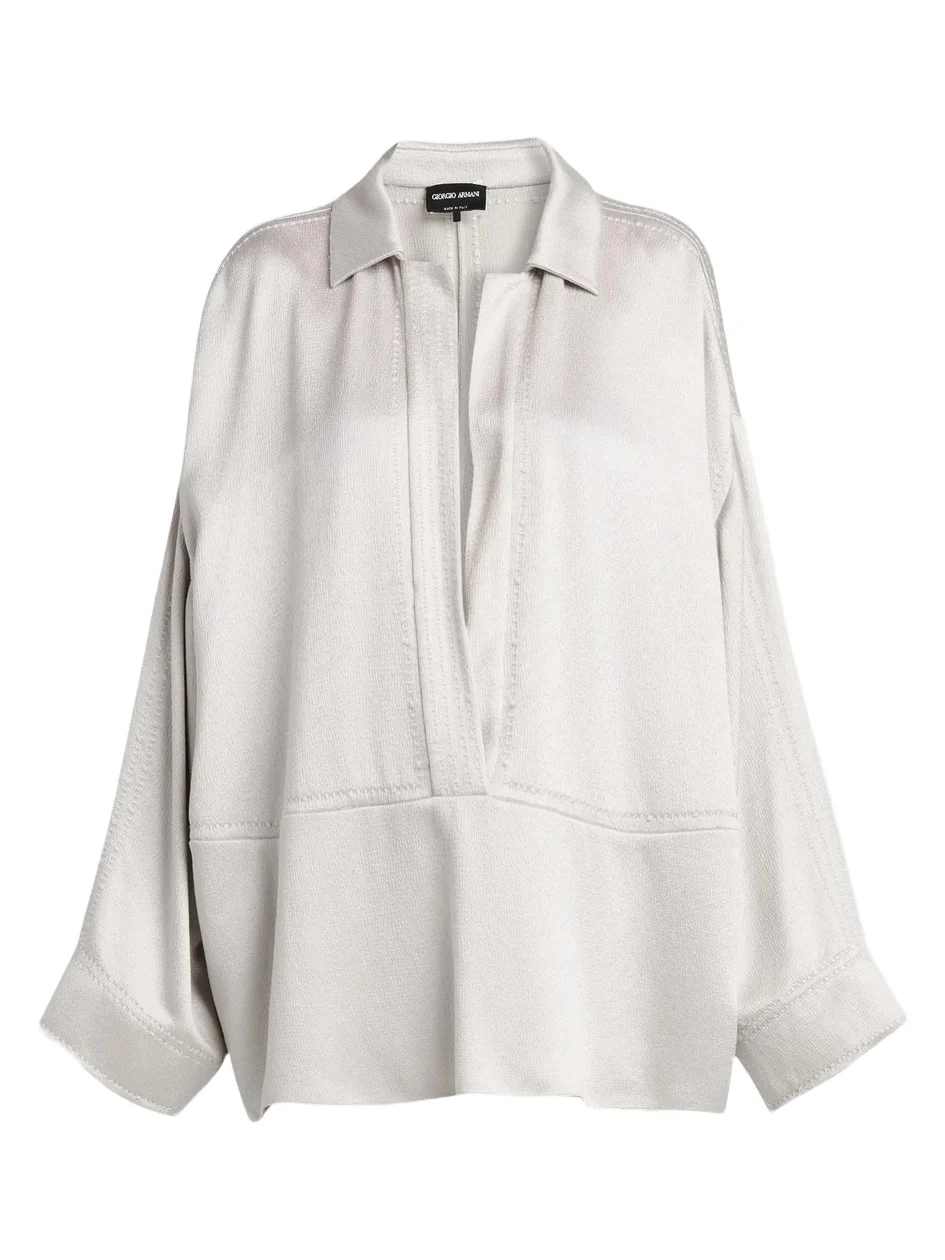 Giorgio Armani Women's Textured Tunic Shirt