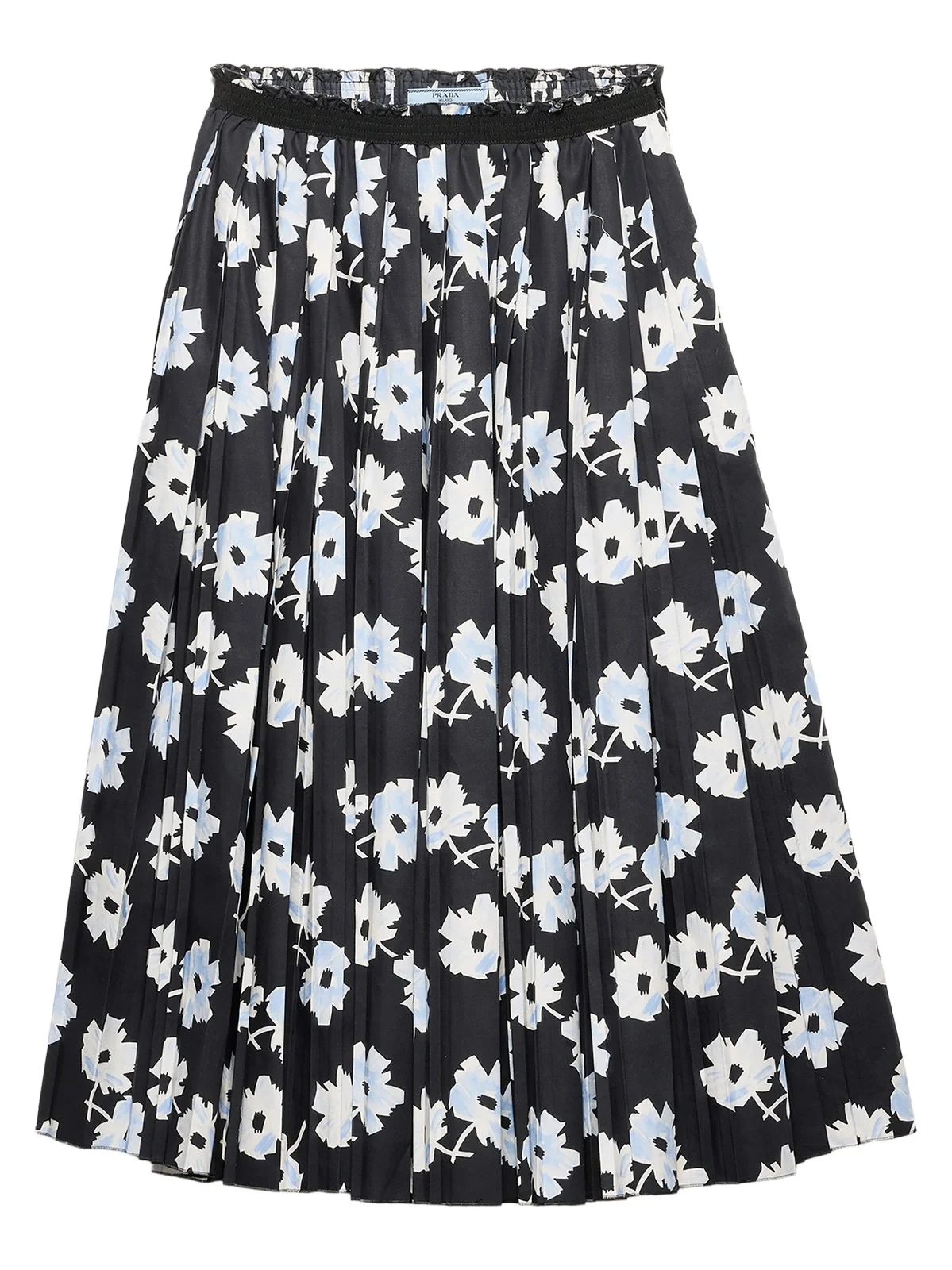 Women's Pleated Poplin Skirt