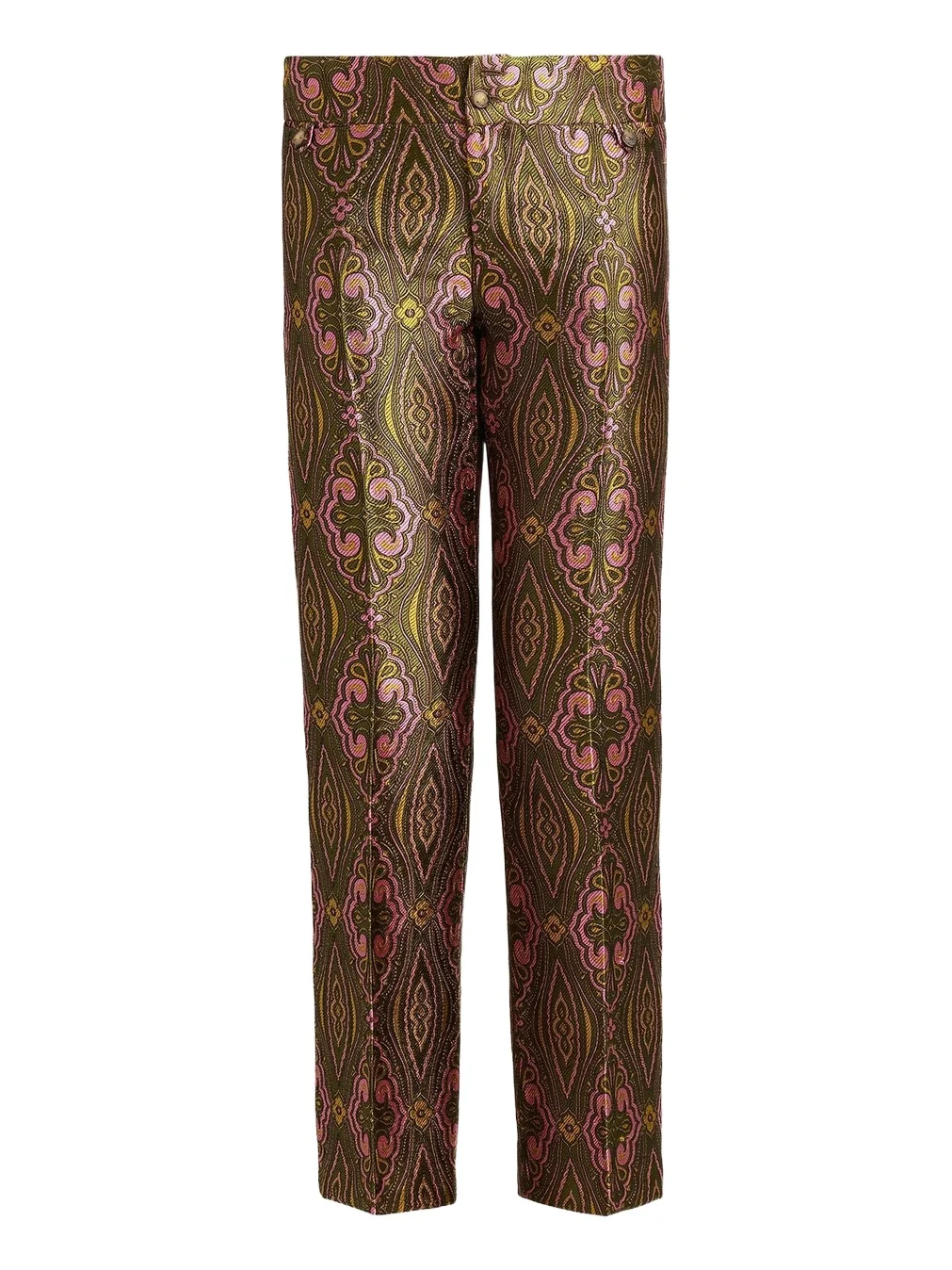 Etro Women's Jacquard Straight-Leg Trousers