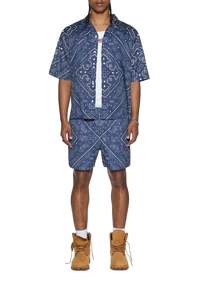 Ksubi Men's Paise Paisley Boardshorts | Thumbnail 2