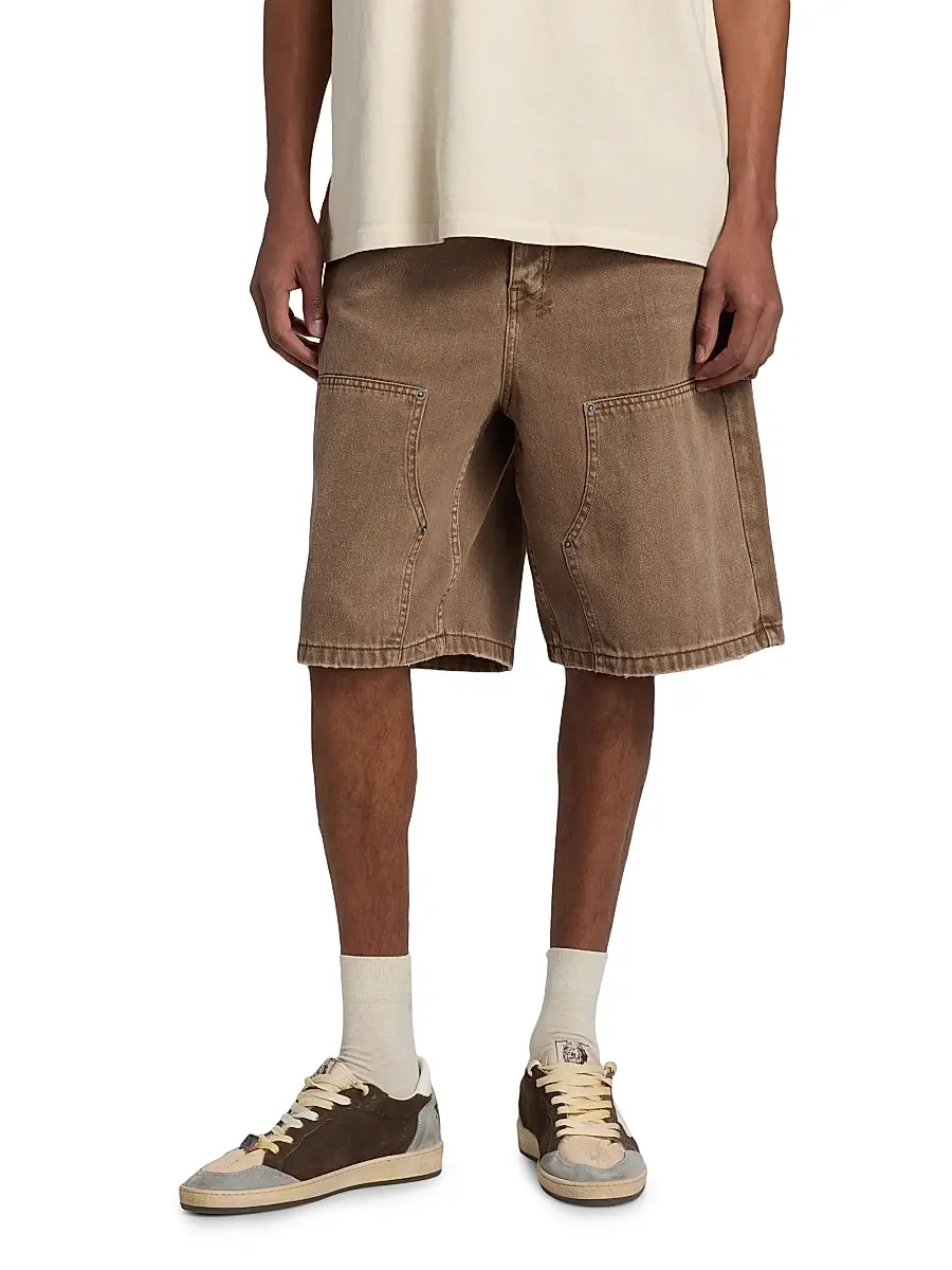 Ksubi Men's Men's Maxx Operator Wide-Leg Carpenter Jean Shorts | Thumbnail 3 Ksubi Men's Men's Maxx Operator Wide-Leg Carpenter Jean Shorts | Thumbnail 3