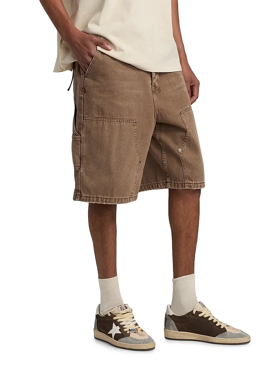 Ksubi Men's Men's Maxx Operator Wide-Leg Carpenter Jean Shorts | Thumbnail 4 Ksubi Men's Men's Maxx Operator Wide-Leg Carpenter Jean Shorts | Thumbnail 4