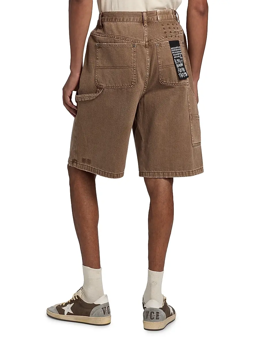 Ksubi Men's Men's Maxx Operator Wide-Leg Carpenter Jean Shorts | Thumbnail 5 Ksubi Men's Men's Maxx Operator Wide-Leg Carpenter Jean Shorts | Thumbnail 5