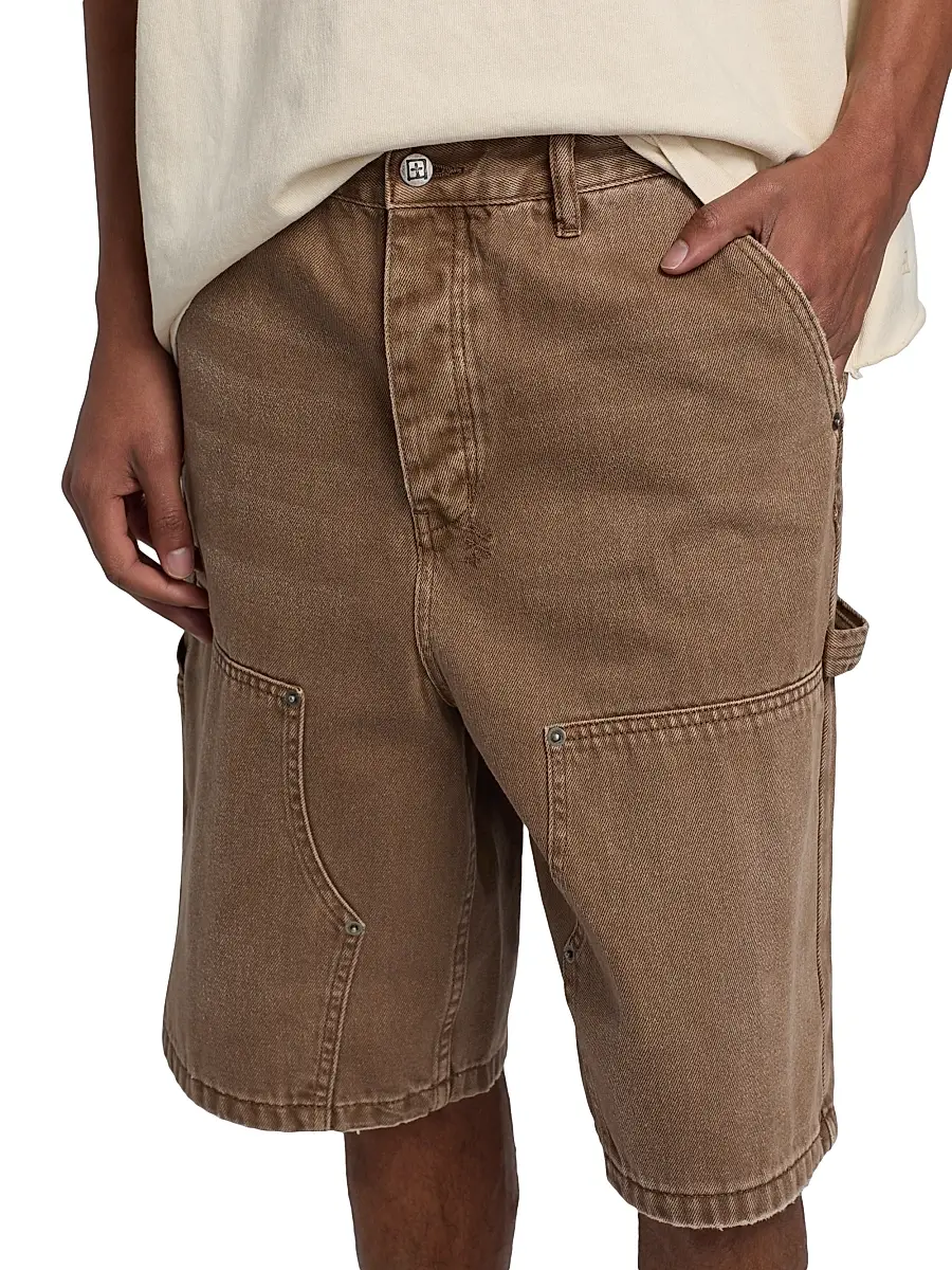 Ksubi Men's Men's Maxx Operator Wide-Leg Carpenter Jean Shorts | Thumbnail 6 Ksubi Men's Men's Maxx Operator Wide-Leg Carpenter Jean Shorts | Thumbnail 6