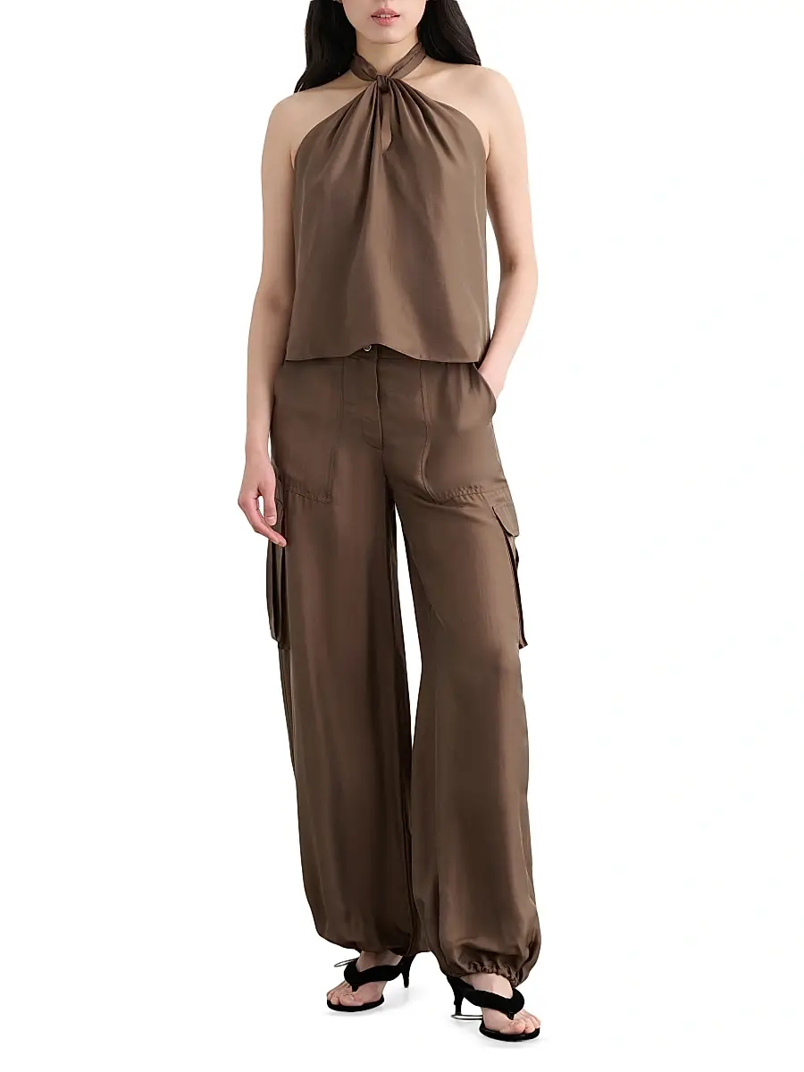 Toccin Women's James Wide-Leg Cargo Pants | Thumbnail 2 Toccin Women's James Wide-Leg Cargo Pants | Thumbnail 2