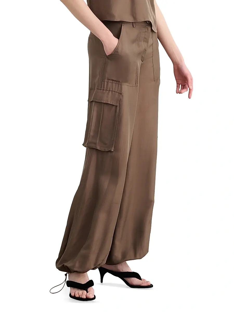 Toccin Women's James Wide-Leg Cargo Pants | Thumbnail 4 Toccin Women's James Wide-Leg Cargo Pants | Thumbnail 4