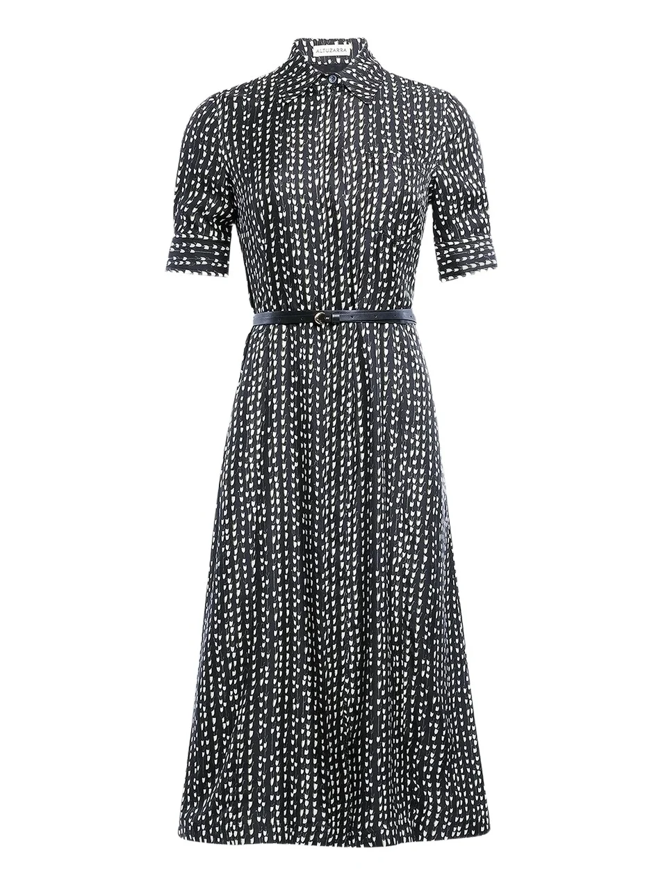 Women's Kieran Printed Silk Midi Dress Women's Kieran Printed Silk Midi Dress
