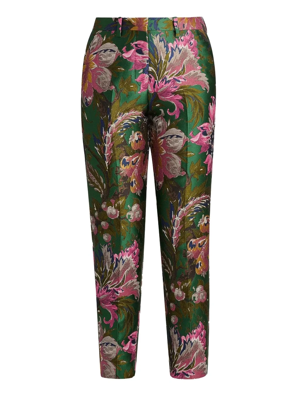 Etro Women's Bristol Floral Jacquard Crop Trousers