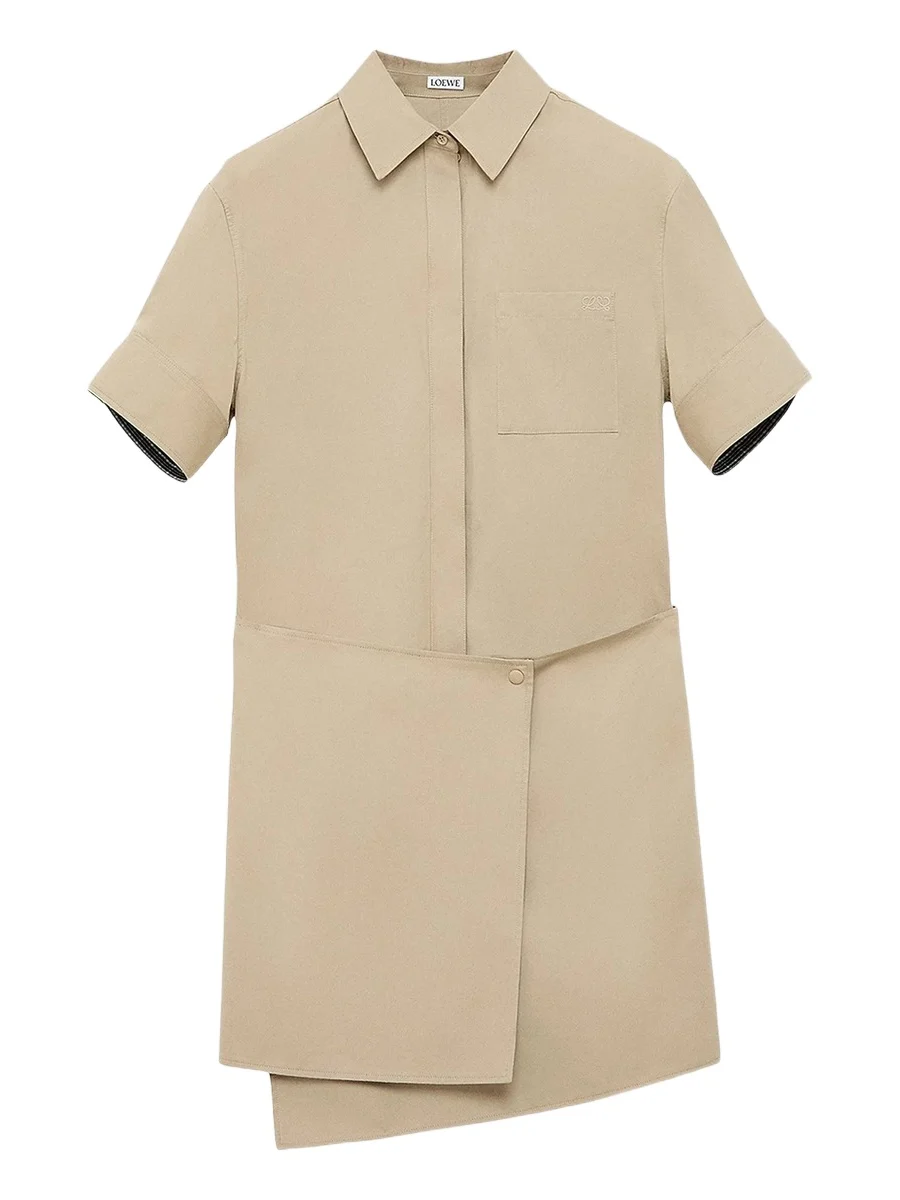 Women's Cotton-Blend Shirtdress Women's Cotton-Blend Shirtdress