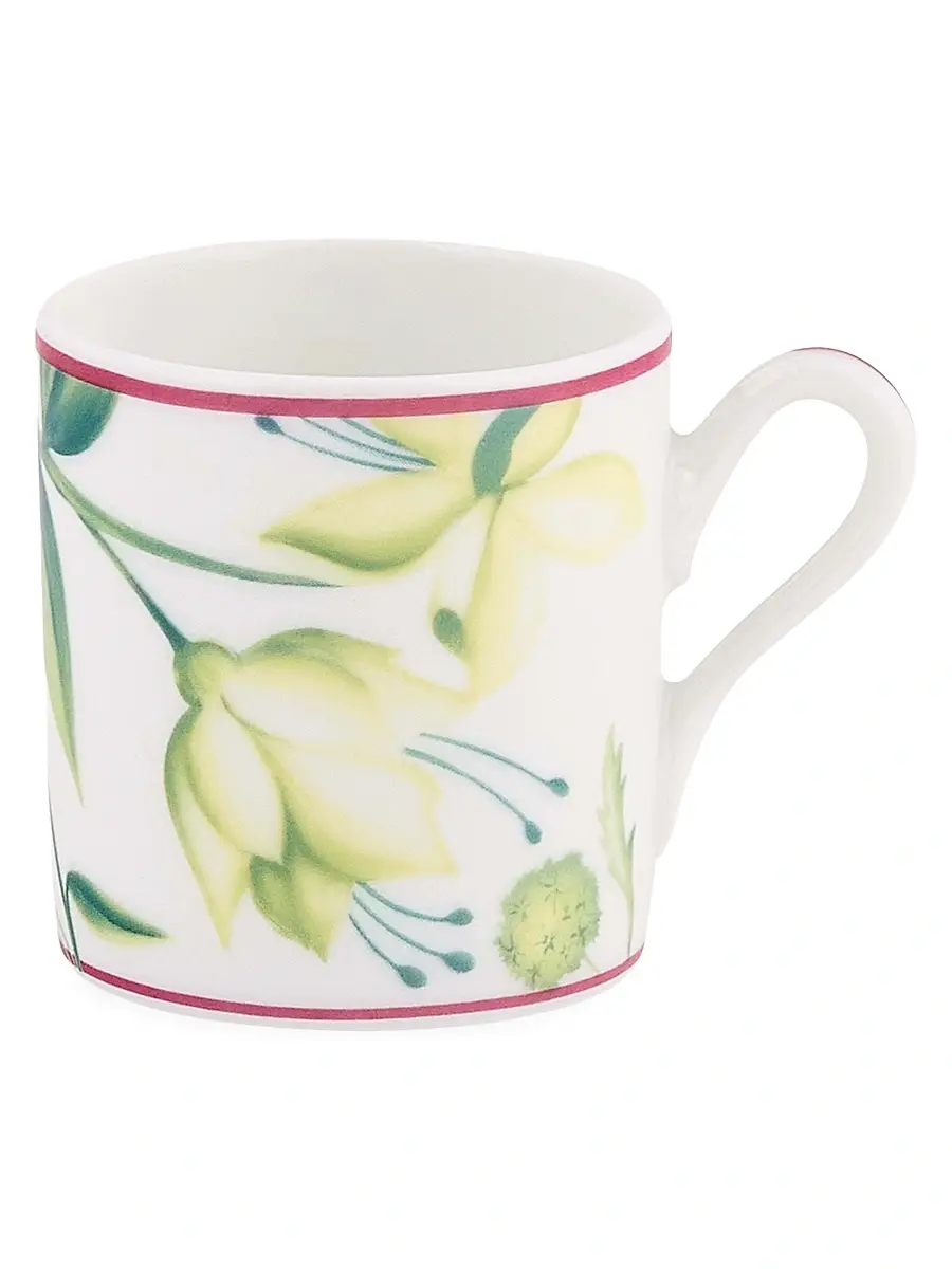 GINORI 1735 Florenza Malva Floral 4-Piece Espresso Cup & Saucer Set - Pink | Thumbnail 2 GINORI 1735 Florenza Malva Floral 4-Piece Espresso Cup & Saucer Set - Pink | Thumbnail 2
