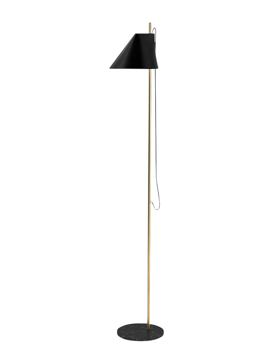 Louis Poulsen Yuh Brass & Marble Floor Lamp