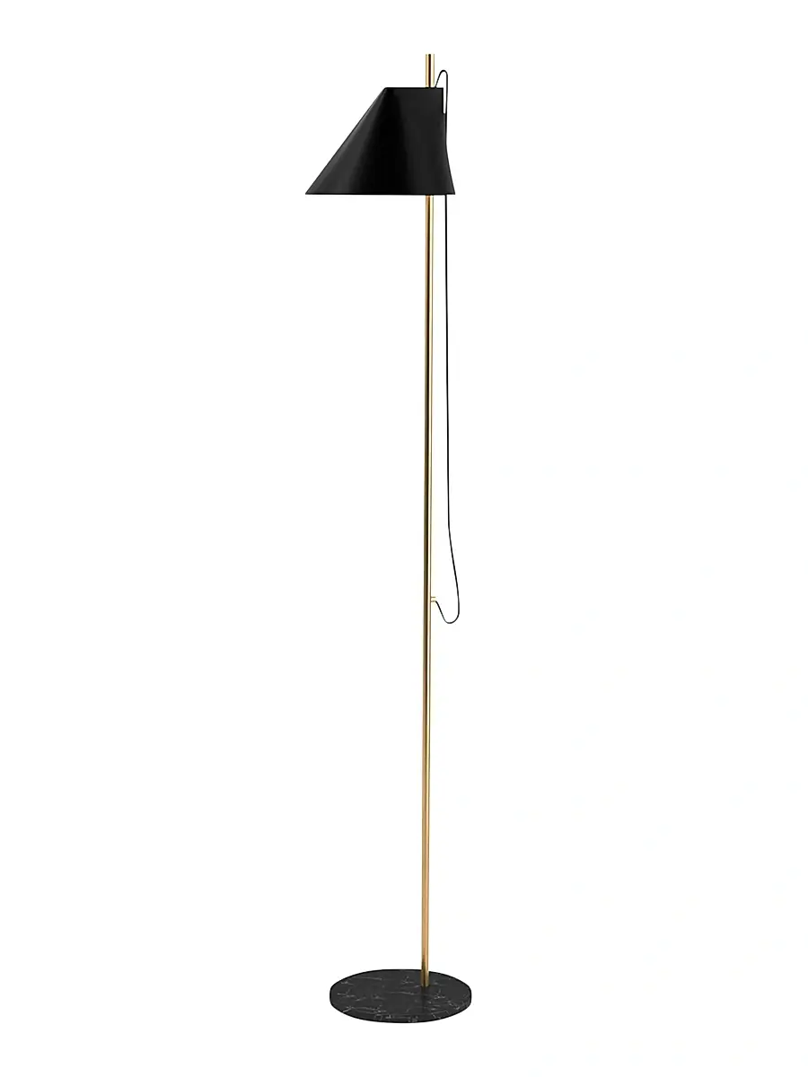 Louis Poulsen Yuh Brass & Marble Floor Lamp