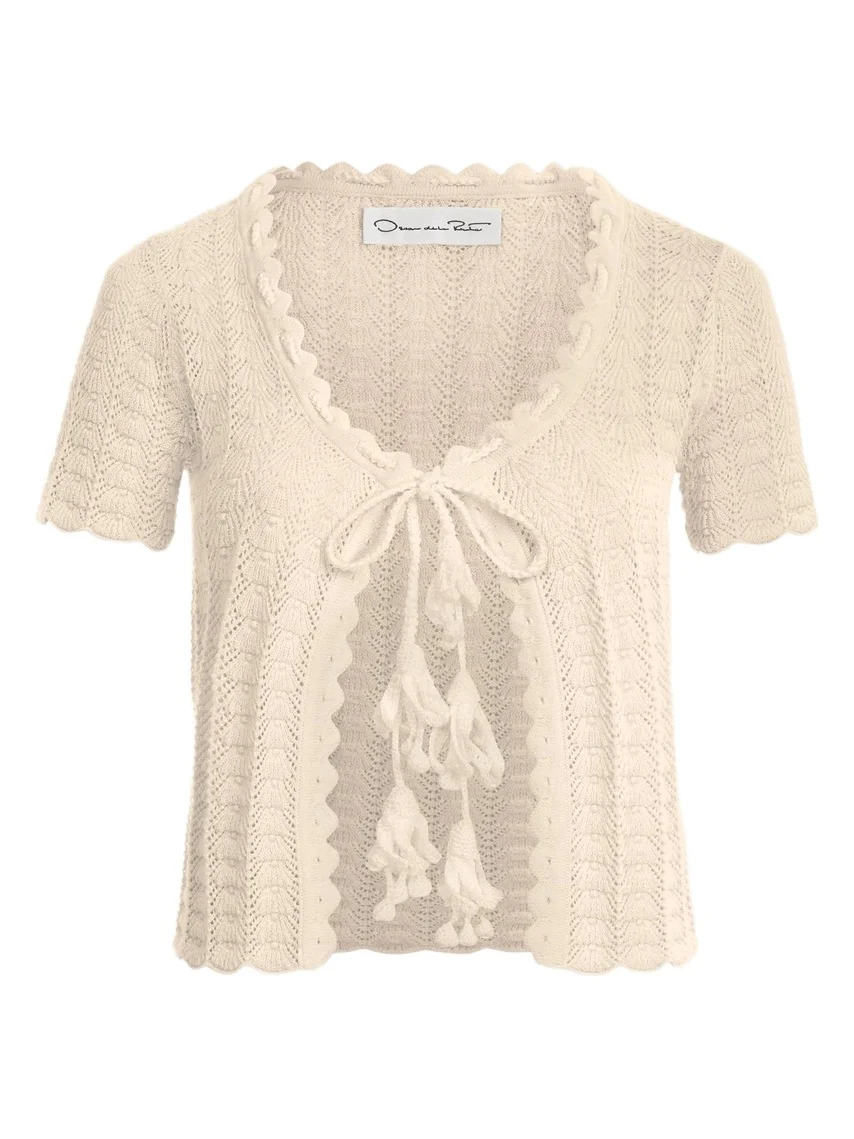 Pointelle Weave Cardigan Pointelle Weave Cardigan