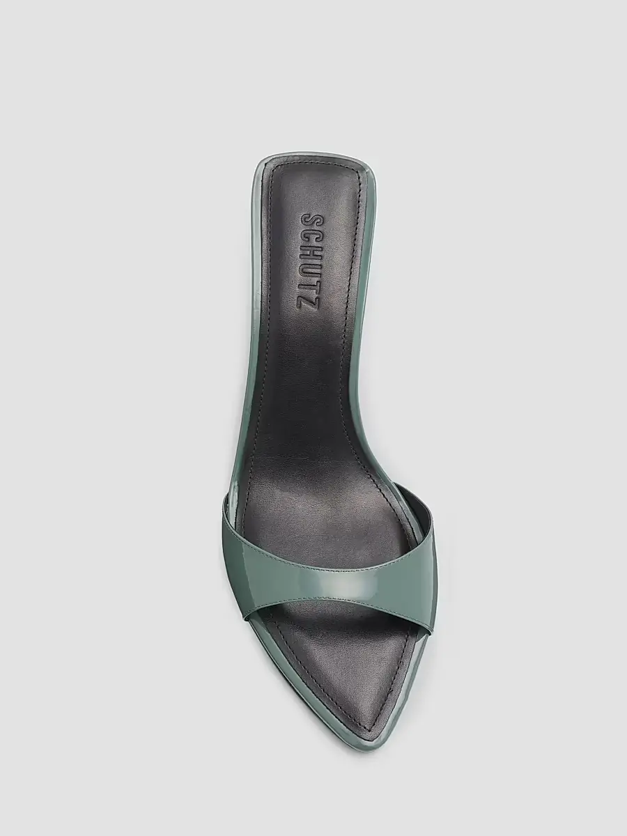 Schutz Women's Elodie 75MM Leather Slip-On Sandals | Thumbnail 5 Schutz Women's Elodie 75MM Leather Slip-On Sandals | Thumbnail 5