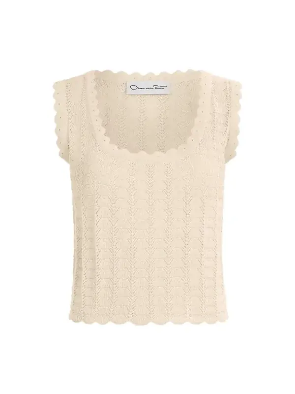 Pointelle Weave Tank