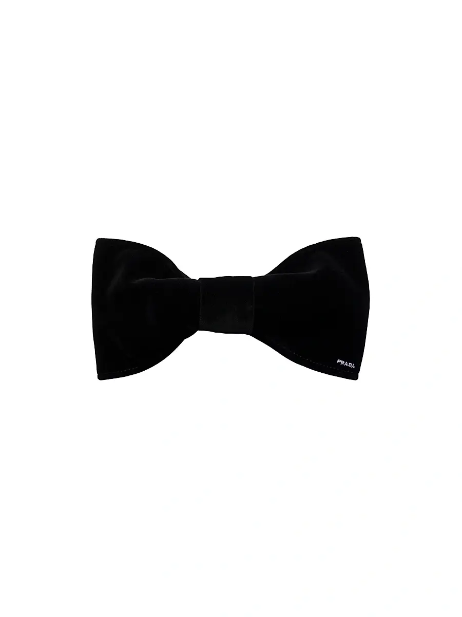 Prada Women's Velvet Hair Clip | Image 1 Prada Women's Velvet Hair Clip | Image 1