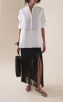 Alaïa Fringed Knit Maxi Skirt | Thumbnail 2