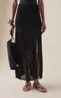 Alaïa Fringed Knit Maxi Skirt | Thumbnail 3