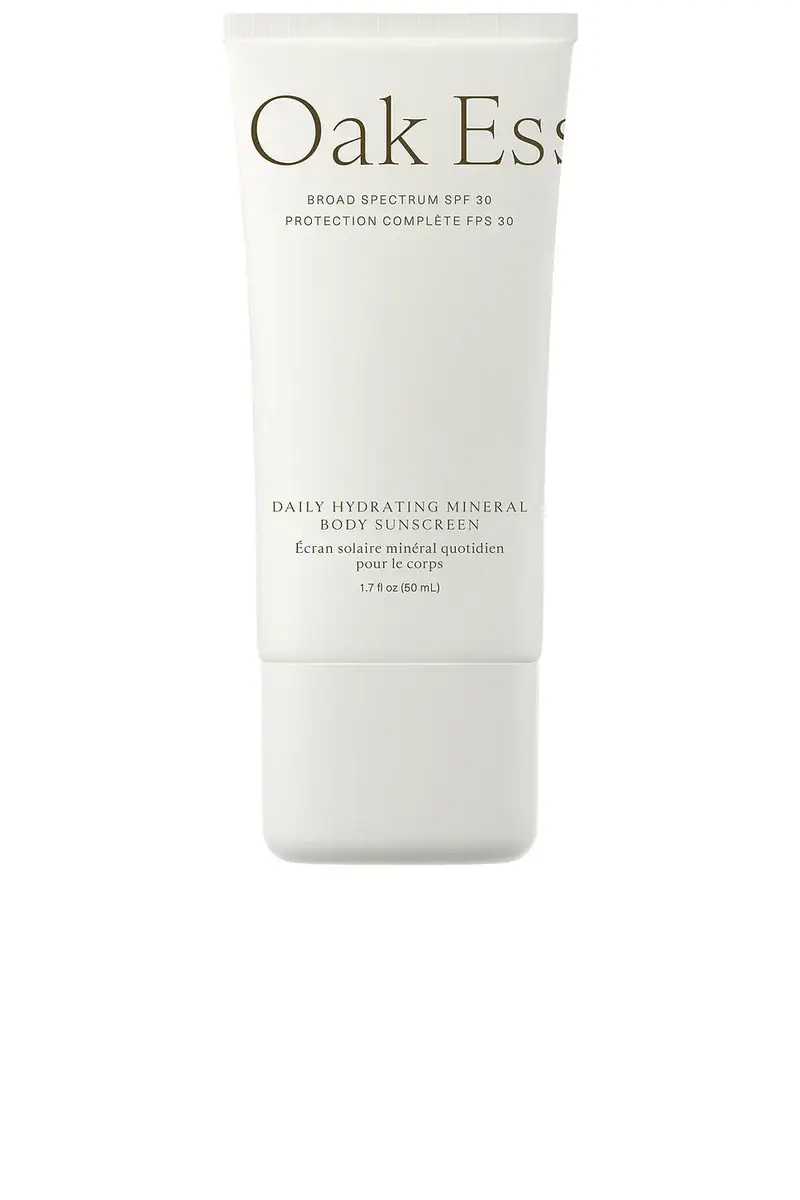 Oak Essentials Travel Daily Hydrating Mineral Body Sunscreen SPF 30 | Image 1 Oak Essentials Travel Daily Hydrating Mineral Body Sunscreen SPF 30 | Image 1