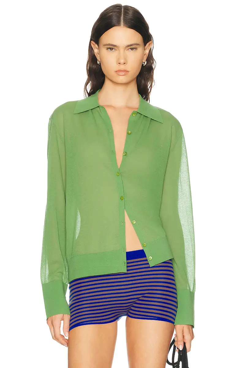 Frame The Collared Cardigan | Image 1 Frame The Collared Cardigan | Image 1