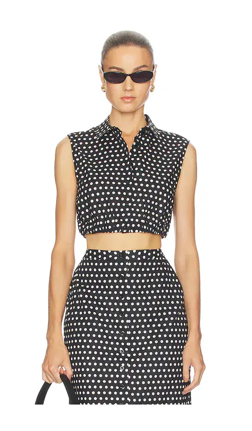 Frame The Polka Dot Top | Thumbnail 5