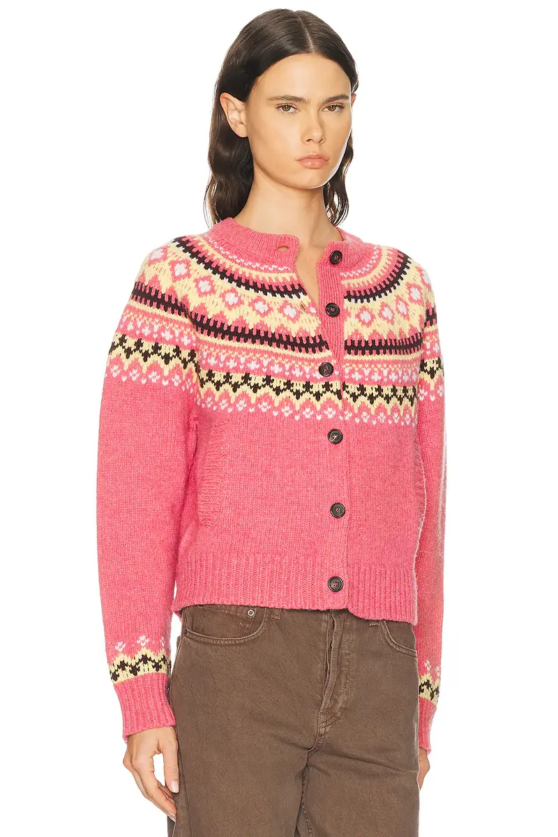 Miu Miu Wool Fairisle Sweater | Thumbnail 2 Miu Miu Wool Fairisle Sweater | Thumbnail 2