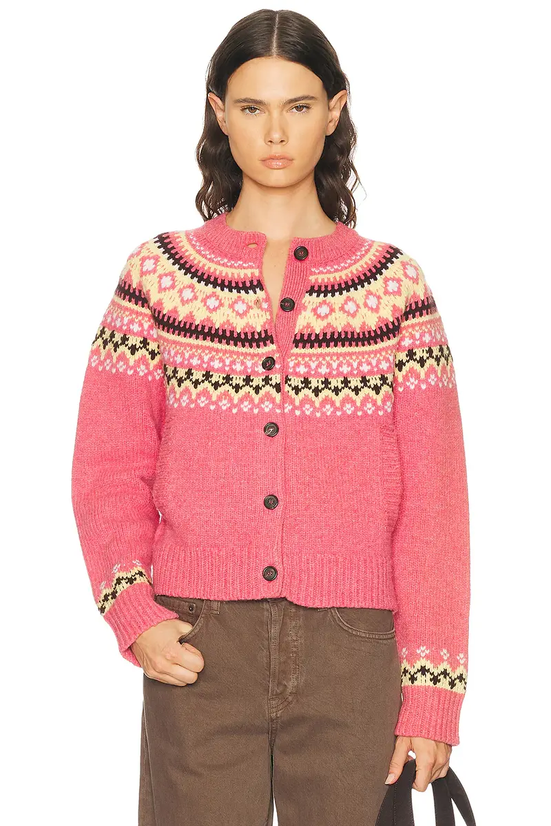 Miu Miu Wool Fairisle Sweater | Image 1 Miu Miu Wool Fairisle Sweater | Image 1