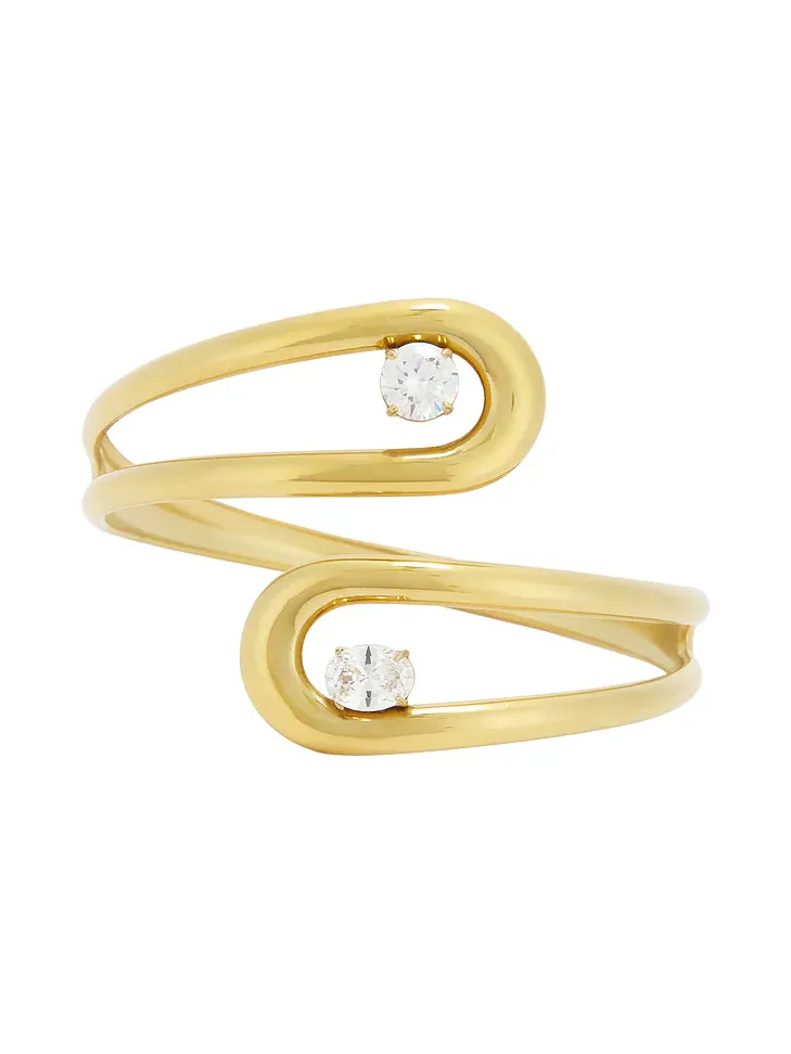 Epifene Crystal Wrap Around Arm Cuff