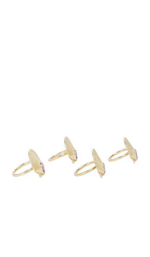 Frasier Sterling Shell Beach Napkin & Ring Set | Thumbnail 3 Frasier Sterling Shell Beach Napkin & Ring Set | Thumbnail 3