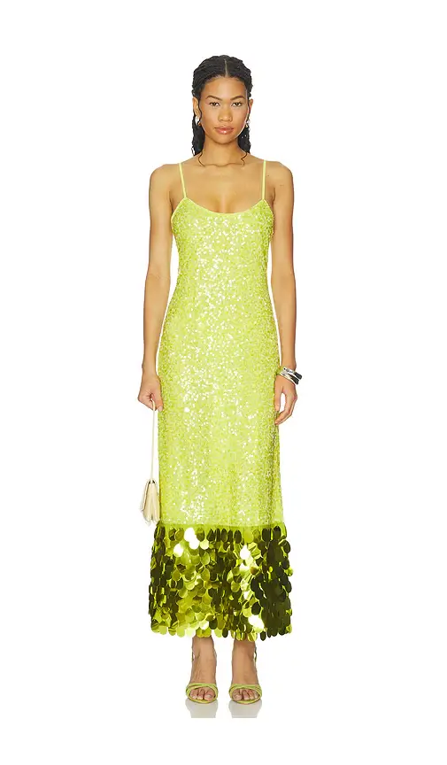 Imogen Sequin Midi Dress