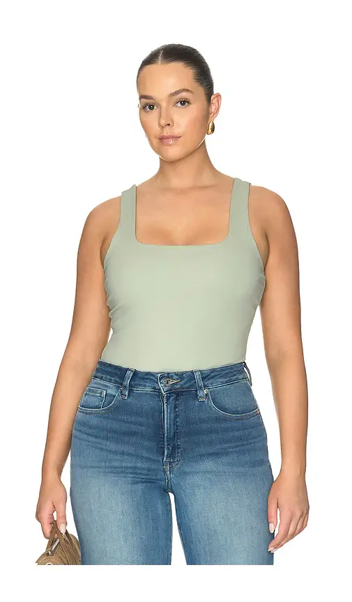 GOOD AMERICAN The Weightless Sculpting Modern Tank Bodysuit | Thumbnail 2 GOOD AMERICAN The Weightless Sculpting Modern Tank Bodysuit | Thumbnail 2