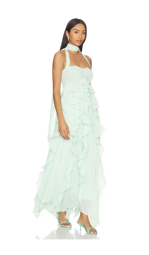 Show Me Your Mumu Gemma Ruffle Maxi Dress | Image 1 Show Me Your Mumu Gemma Ruffle Maxi Dress | Image 1