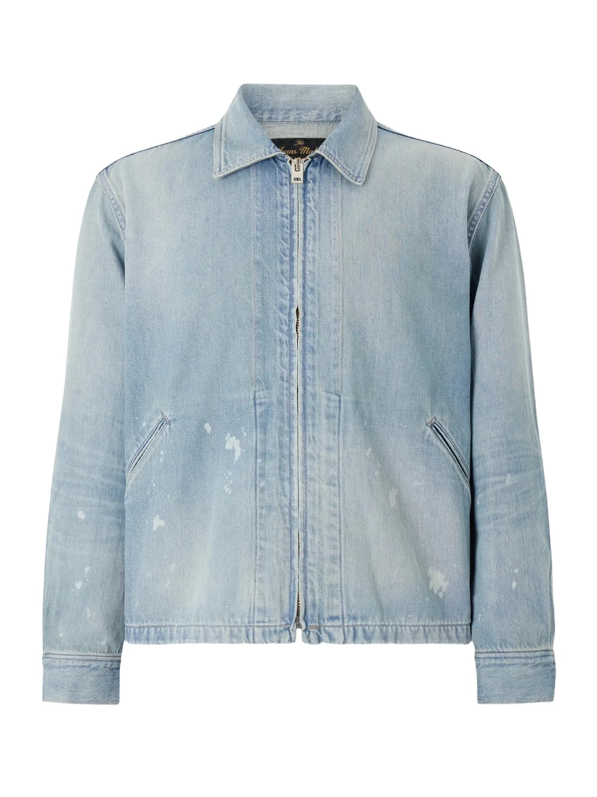 FULLCOUNT Distressed Denim Zip-Up Jacket - Men