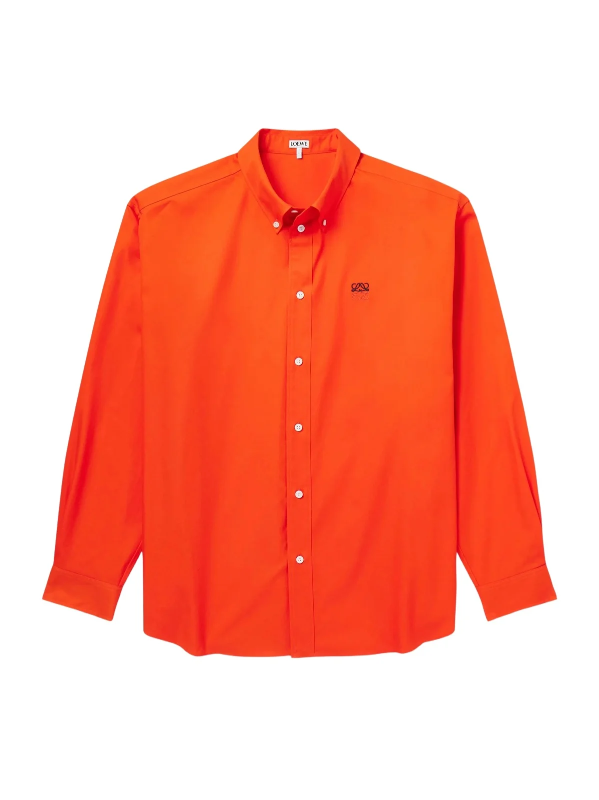 Anagram-Embroidered Cotton Shirt - Men Anagram-Embroidered Cotton Shirt - Men