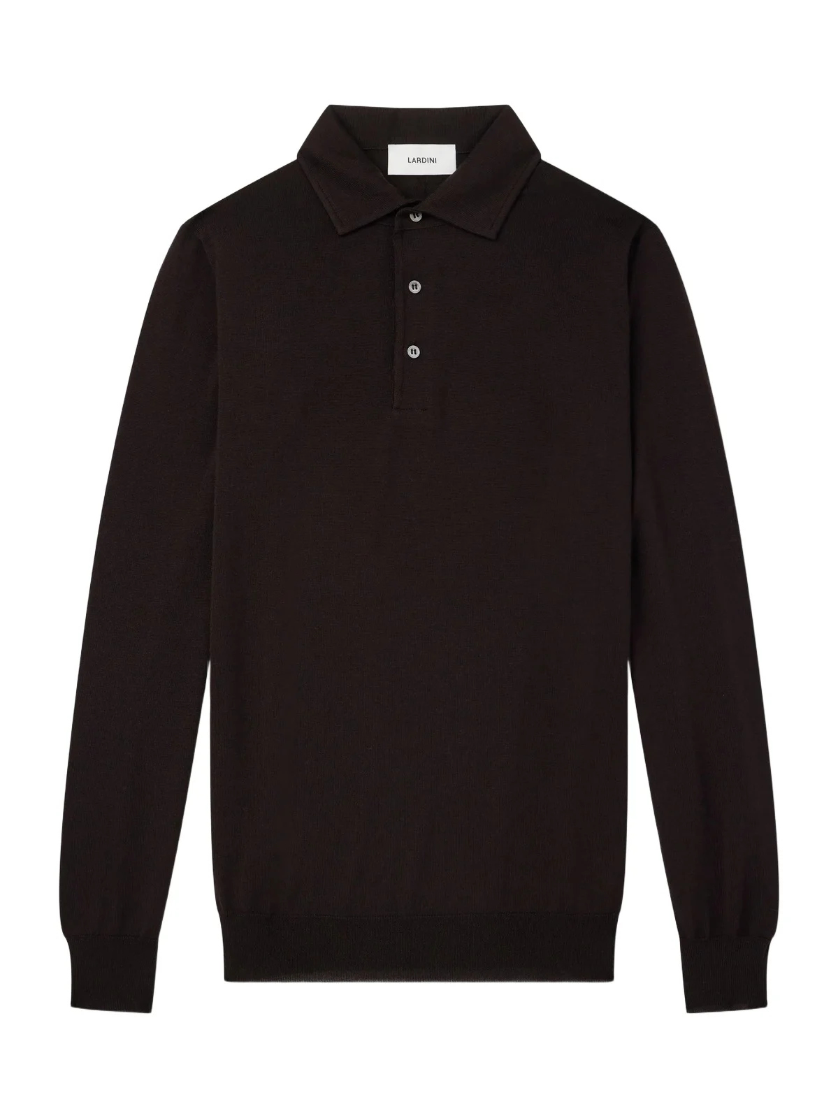 Virgin Wool Polo Sweater - Men Virgin Wool Polo Sweater - Men