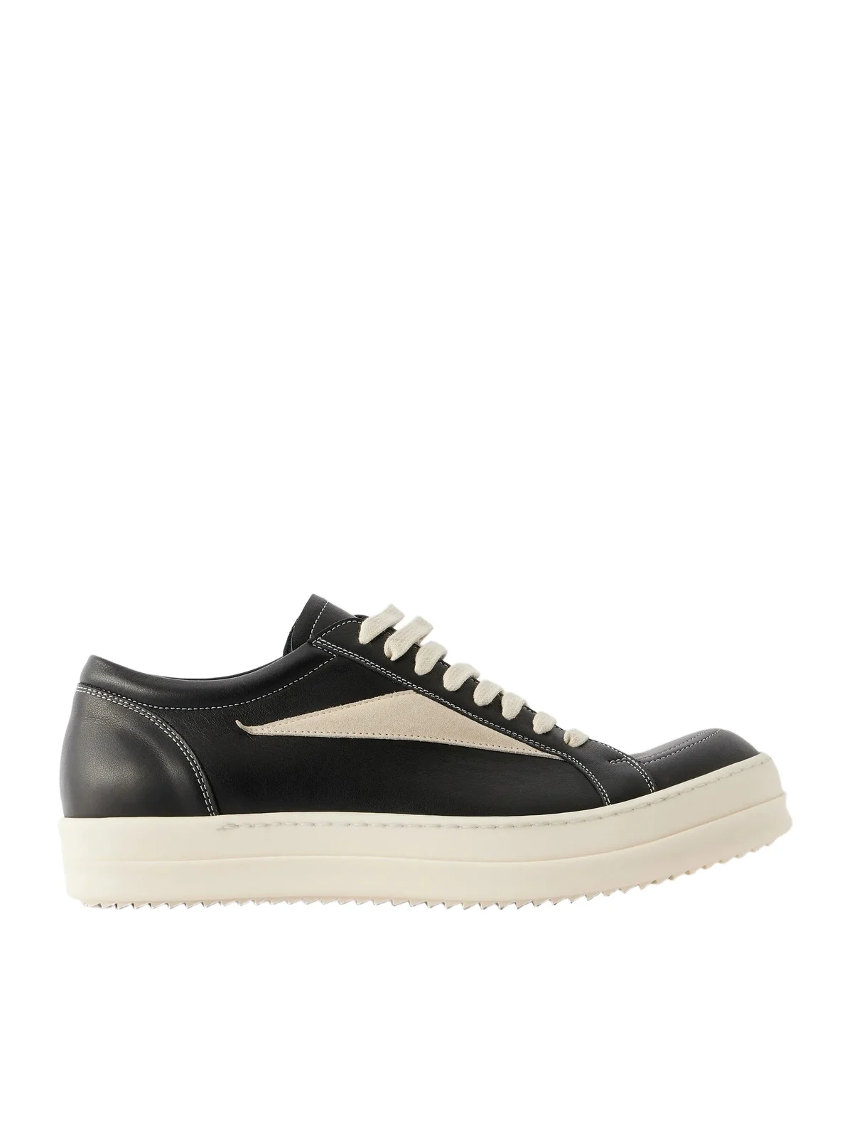 Vintage Suede-Trimmed Leather and Rubber Sneakers - Men