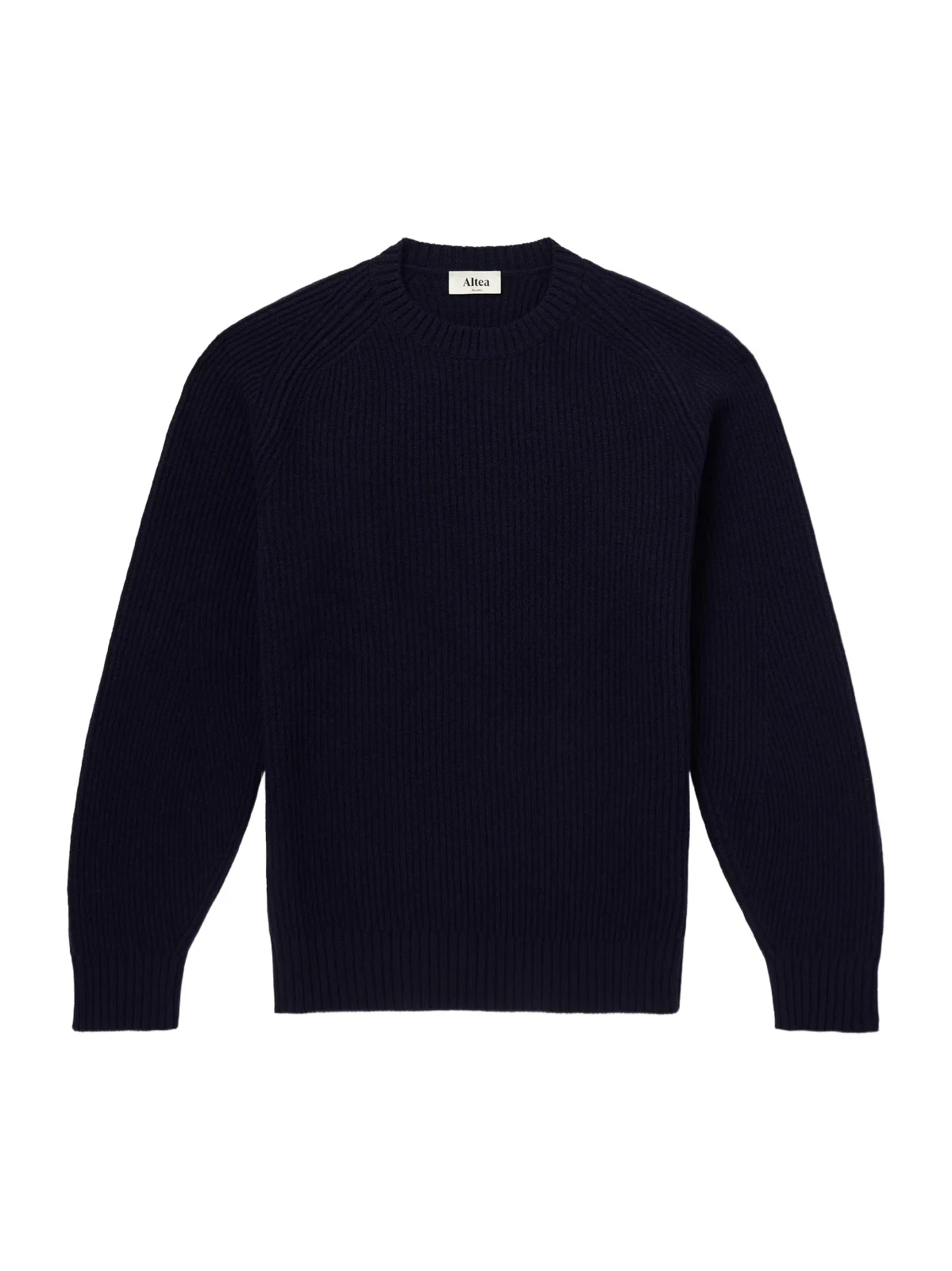 Ribbed Virgin Wool Sweater - Men Ribbed Virgin Wool Sweater - Men