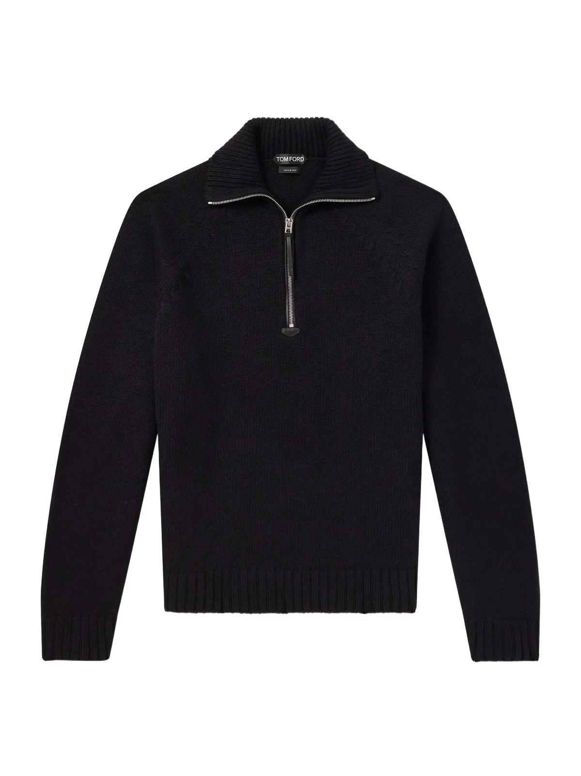 Wool and Cashmere-Blend Half-Zip Sweater - Men