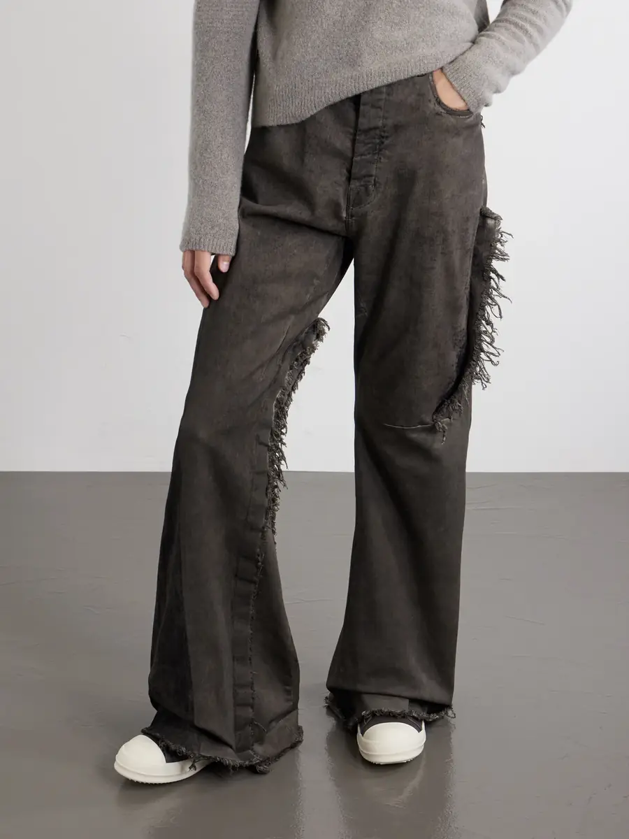 Rick Owens Ramones Leather and Rubber Sneakers - Men | Thumbnail 2 Rick Owens Ramones Leather and Rubber Sneakers - Men | Thumbnail 2