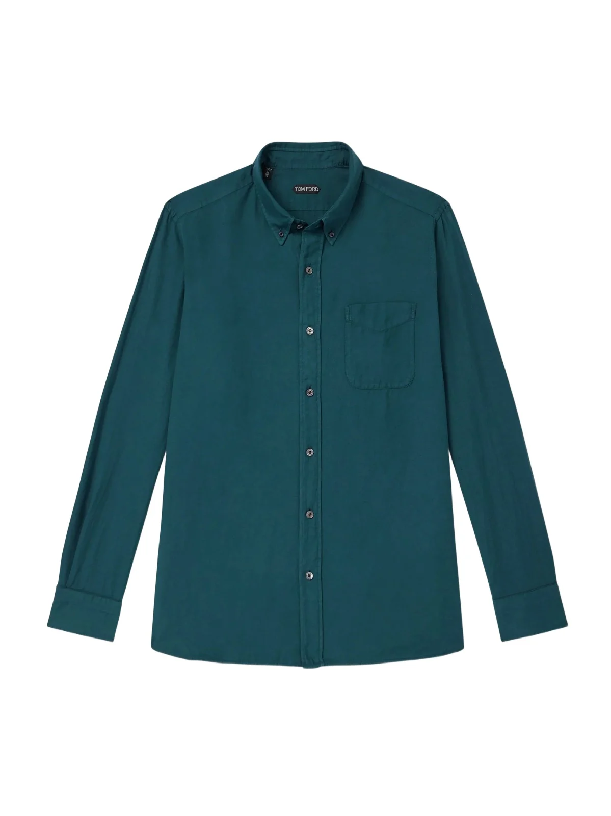 Washed Cotton and Cashmere-Blend Twill Shirt - Men Washed Cotton and Cashmere-Blend Twill Shirt - Men