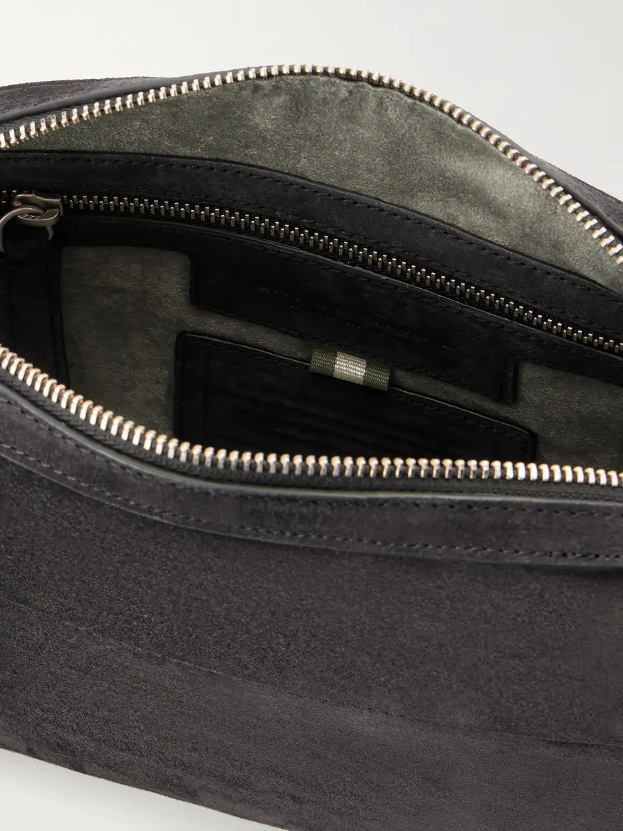 Officine Creative Quentin 25 Suede Messenger Bag - Men | Thumbnail 6 Officine Creative Quentin 25 Suede Messenger Bag - Men | Thumbnail 6