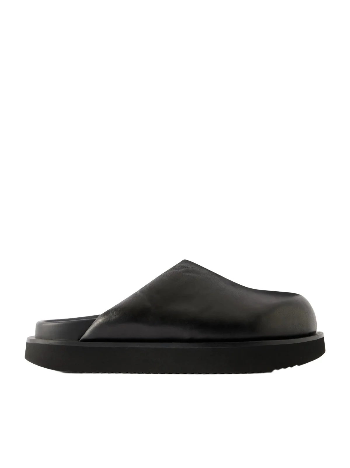 Rick Owens Padded Leather Platform Mules - Men