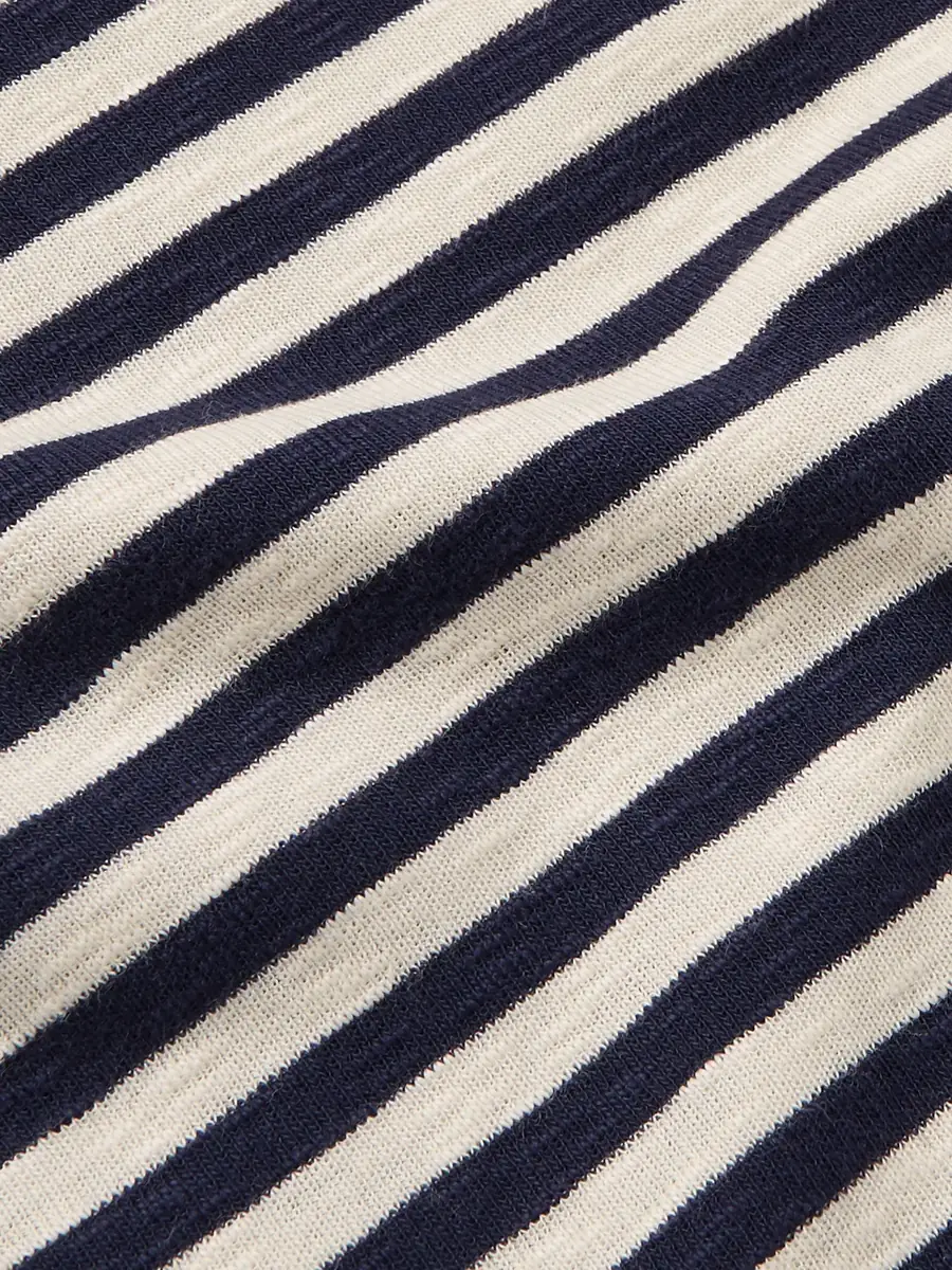 Folk Striped Slub Cotton-Jersey T-Shirt - Men | Thumbnail 6 Folk Striped Slub Cotton-Jersey T-Shirt - Men | Thumbnail 6