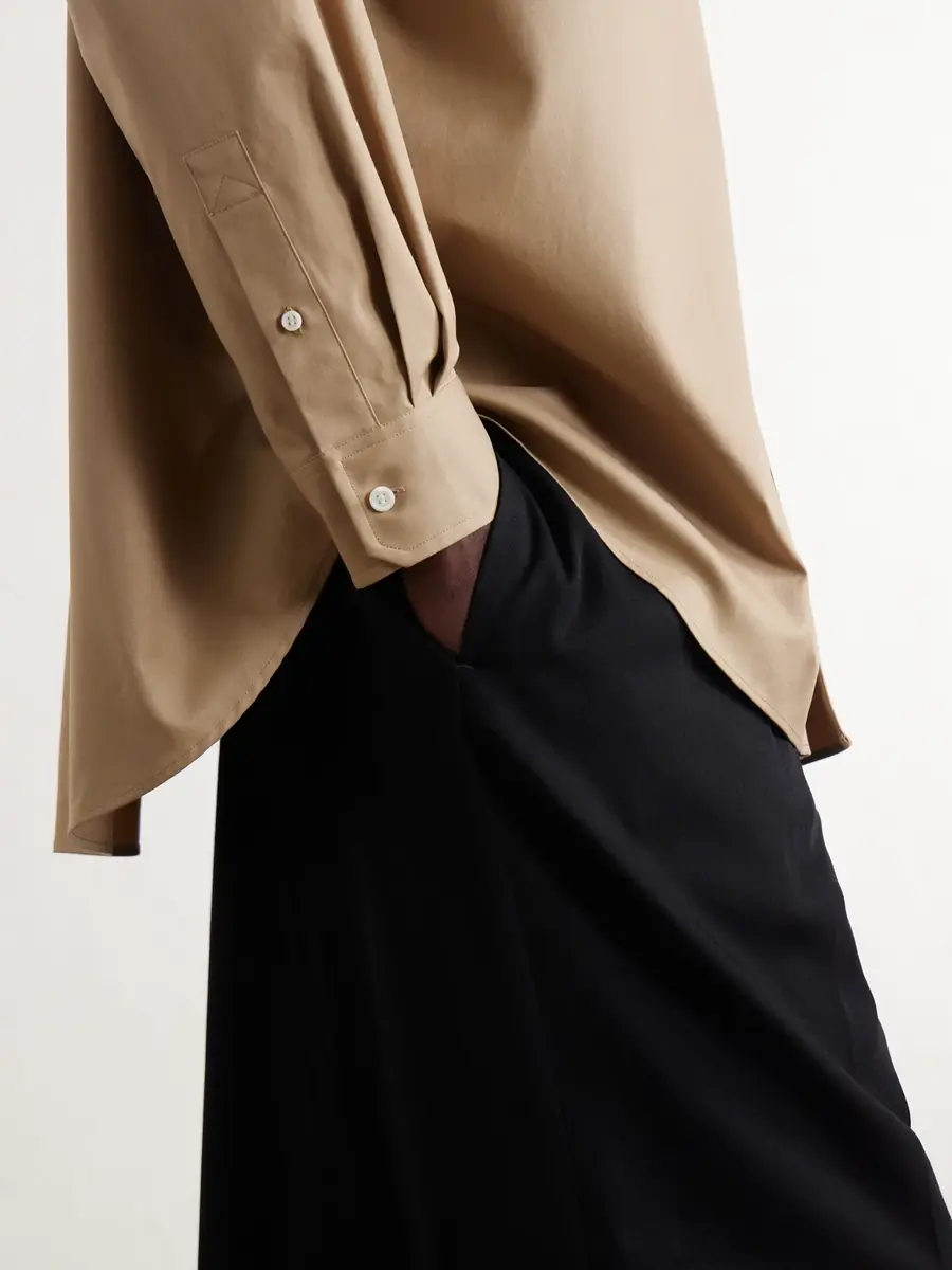 Loewe Anagram-Embroidered Cotton Shirt - Men | Thumbnail 6