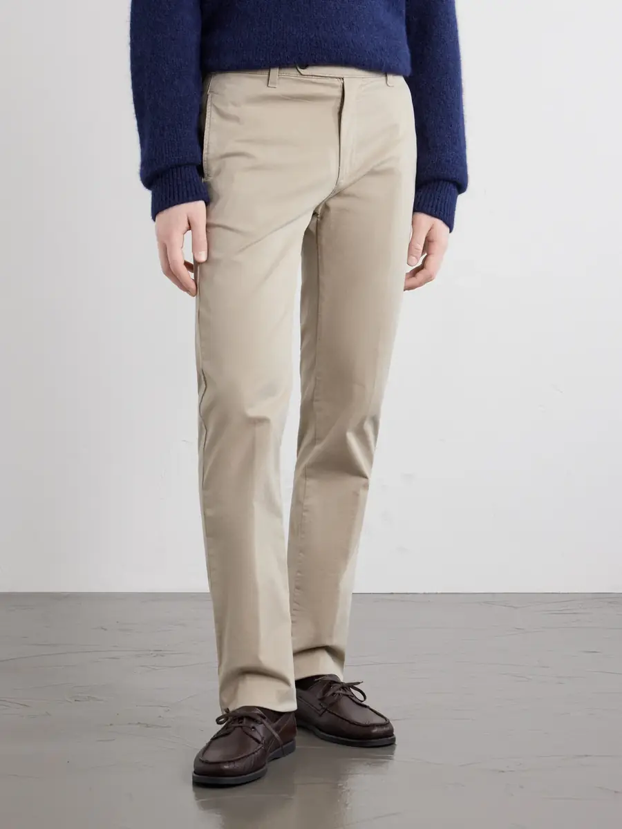 Massimo Alba Winch Straight-Leg Cotton-Blend Twill Trousers - Men | Thumbnail 3 Massimo Alba Winch Straight-Leg Cotton-Blend Twill Trousers - Men | Thumbnail 3