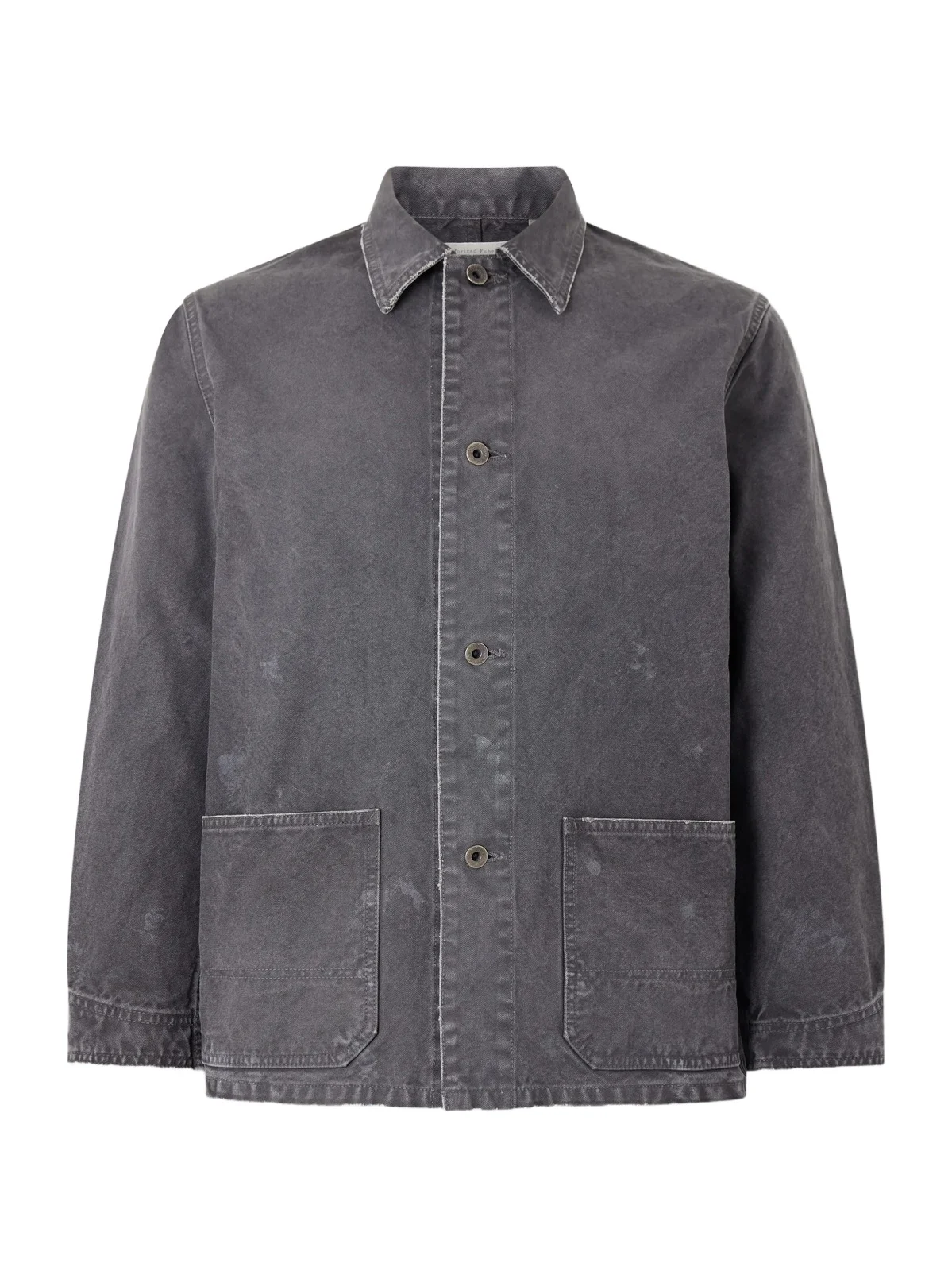 FULLCOUNT Tent Cloth Distressed Denim Chore Jacket - Men